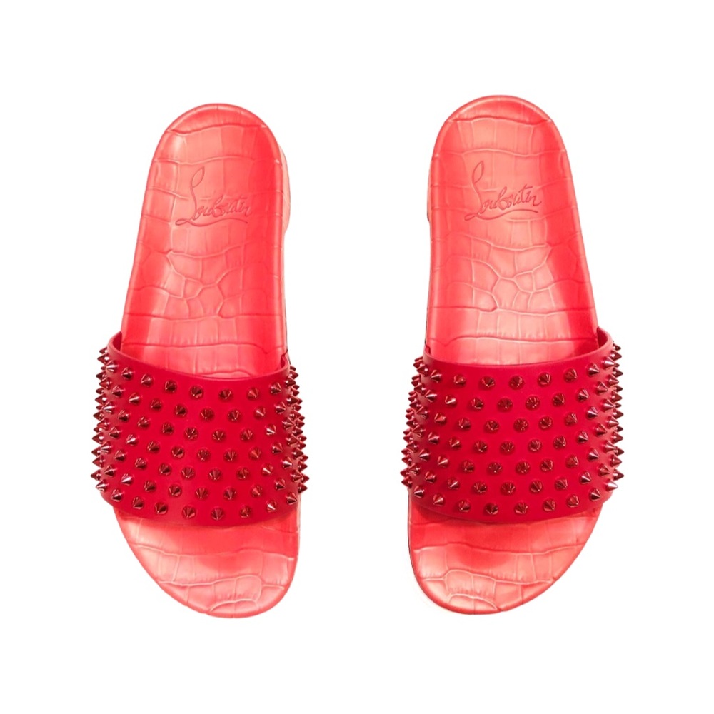 ❌$OLD❌ CHRISTIAN LOUBOUTIN POOL FUN SLIDES